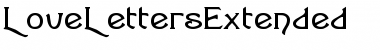 LoveLettersExtended Regular Font Title Preview