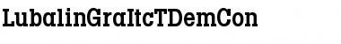 LubalinGraItcTDemCon Regular Font Title Preview