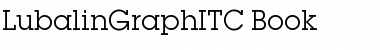 LubalinGraphITC Book Font Title Preview