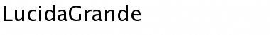 LucidaGrande Regular Font Title Preview