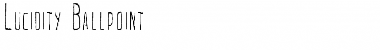 Lucidity Regular Font Title Preview