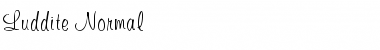 Luddite Normal Font Title Preview