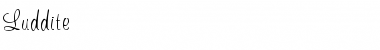 Luddite Normal Font Title Preview