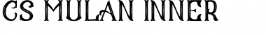 CS Mulan Inner Regular Font Title Preview