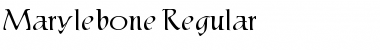 Marylebone Regular Font Title Preview