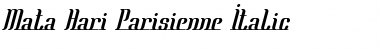 Mata Hari Parisienne Font Title Preview