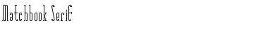 Matchbook Serif Matchbook Serif Font Title Preview