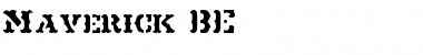 Maverick BE Regular Font Title Preview