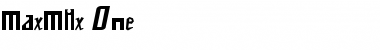 MaxMix One Font Title Preview