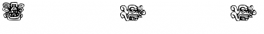 Mayan SignsSymbols Regular Font Title Preview