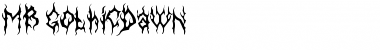 MB-GothicDawn Regular Font Title Preview