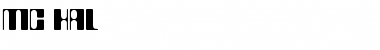 MC HAL Regular Font Title Preview