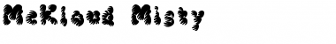 McKloud Misty Regular Font Title Preview