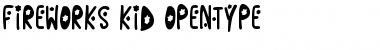 Fireworks Kid Regular Font Title Preview