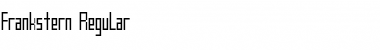 Frankstern Regular Font Title Preview