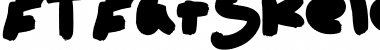 FT Fat Skeleton Regular Font Title Preview