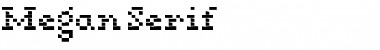 Megan Serif Regular Font Title Preview