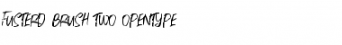 Fusterd Brush Two Regular Font Title Preview
