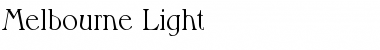 Melbourne-Light Regular Font Title Preview
