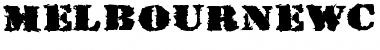 MelbourneWC Regular Font Title Preview