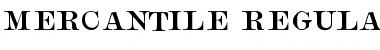 Mercantile Regular HPLHS Font Title Preview