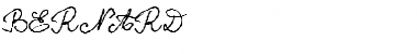 BERNARD Regular Font Title Preview