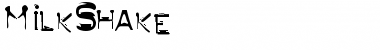 MilkShake Regular Font Title Preview