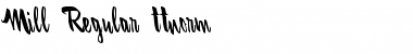 Mill Regular Font Title Preview