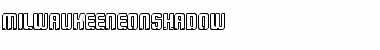 MilwaukeeNeonShadow Regular Font Title Preview