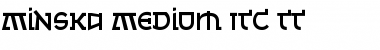 Minska Medium ITC TT Regular Font Title Preview