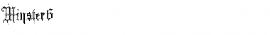 Minster6 Regular Font Title Preview