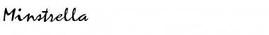 Minstrella Regular Font Title Preview