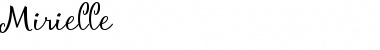 Mirielle Regular Font Title Preview