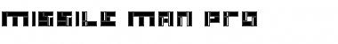 Missile Man Pro Pro Font Title Preview