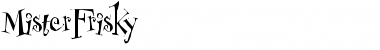 Mister Frisky Font Title Preview