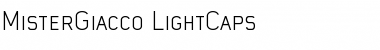 MisterGiacco Regular Font Title Preview