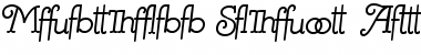 Mistress Script - Alternates Regular Font Title Preview