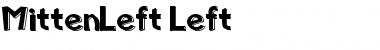 MittenLeft Left Font Title Preview