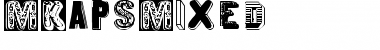 MKapsMixed Regular Font Title Preview