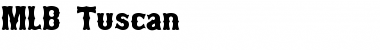 MLB Tuscan Regular Font Title Preview