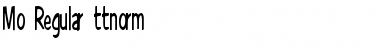 Mo Regular Font Title Preview