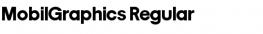 MobilGraphics Regular Font Title Preview