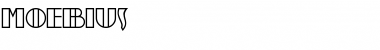 moebius Regular Font Title Preview