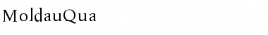 MoldauQua Regular Font Title Preview