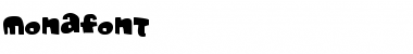 Monafont Regular Font Title Preview