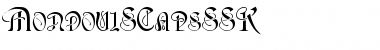 MondouiSCapsSSK Regular Font Title Preview
