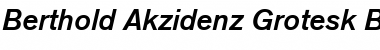 Berthold Akzidenz Grotesk BE Regular Font Title Preview