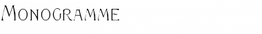 Monogramme Regular Font Title Preview