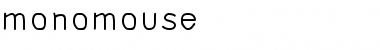MonoMouse Regular Font Title Preview