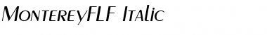 MontereyFLF Regular Font Title Preview